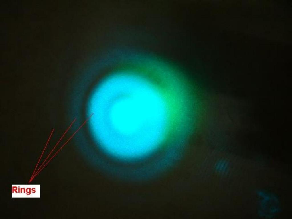 Rings in the laser beam